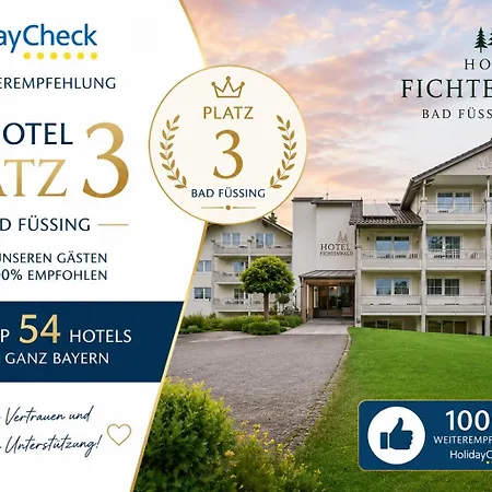 Hotel Fichtenwald-Ihr Boutique I Glück`s Hotel - Kraftort - WasserOase Bad Füssing